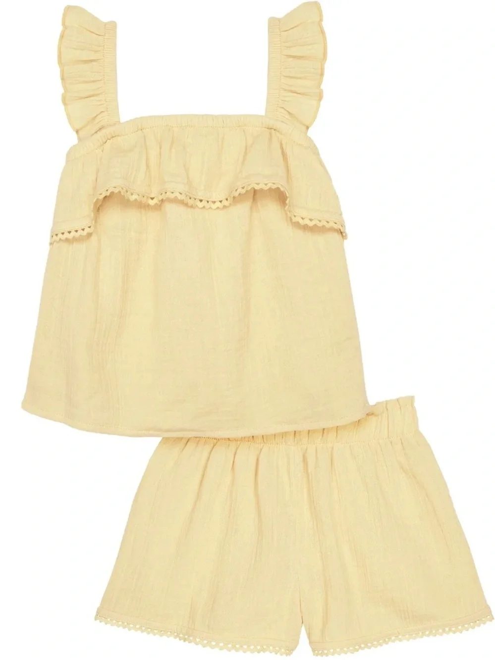NWOT Modern Moments By Gerber Toddler Girl Top and Short Outfit Set, 2-Piece, 4T